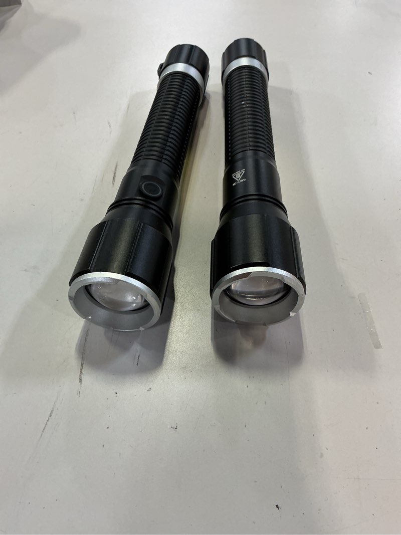 Condition photo showing As Is for member's mark 8,000 lumen dual power flashlight ( of 2