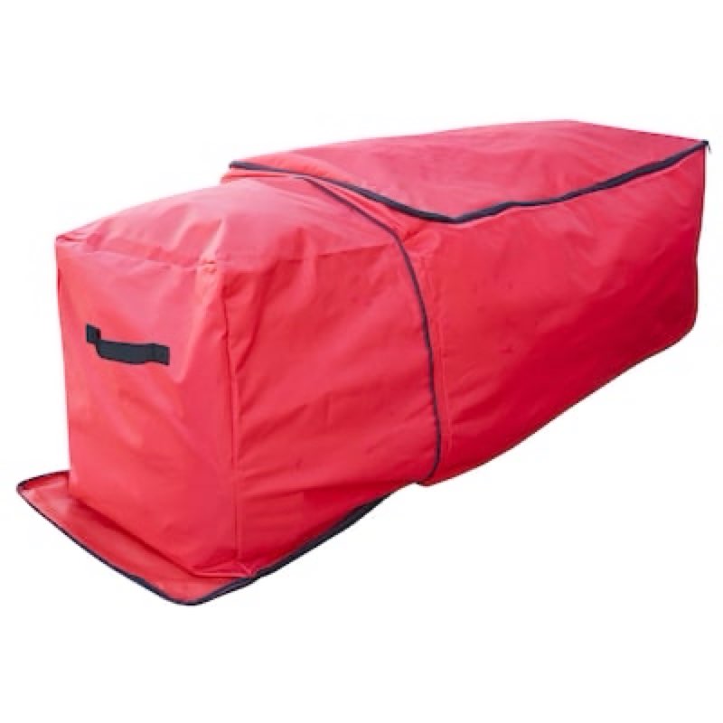 holiday living large heavy duty red christmas tree storage bag 9-12ft 