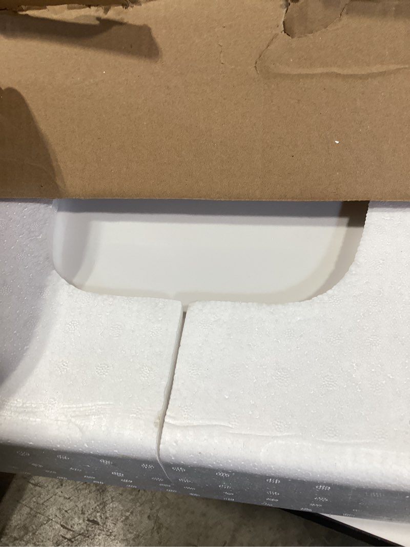 Condition photo showing New/Like New for elongated toilet seat risers for seniors, slow close, elevated toilet seat, heavy duty, never loosen, raised toilet seat elongated bowl, white(18.5”)