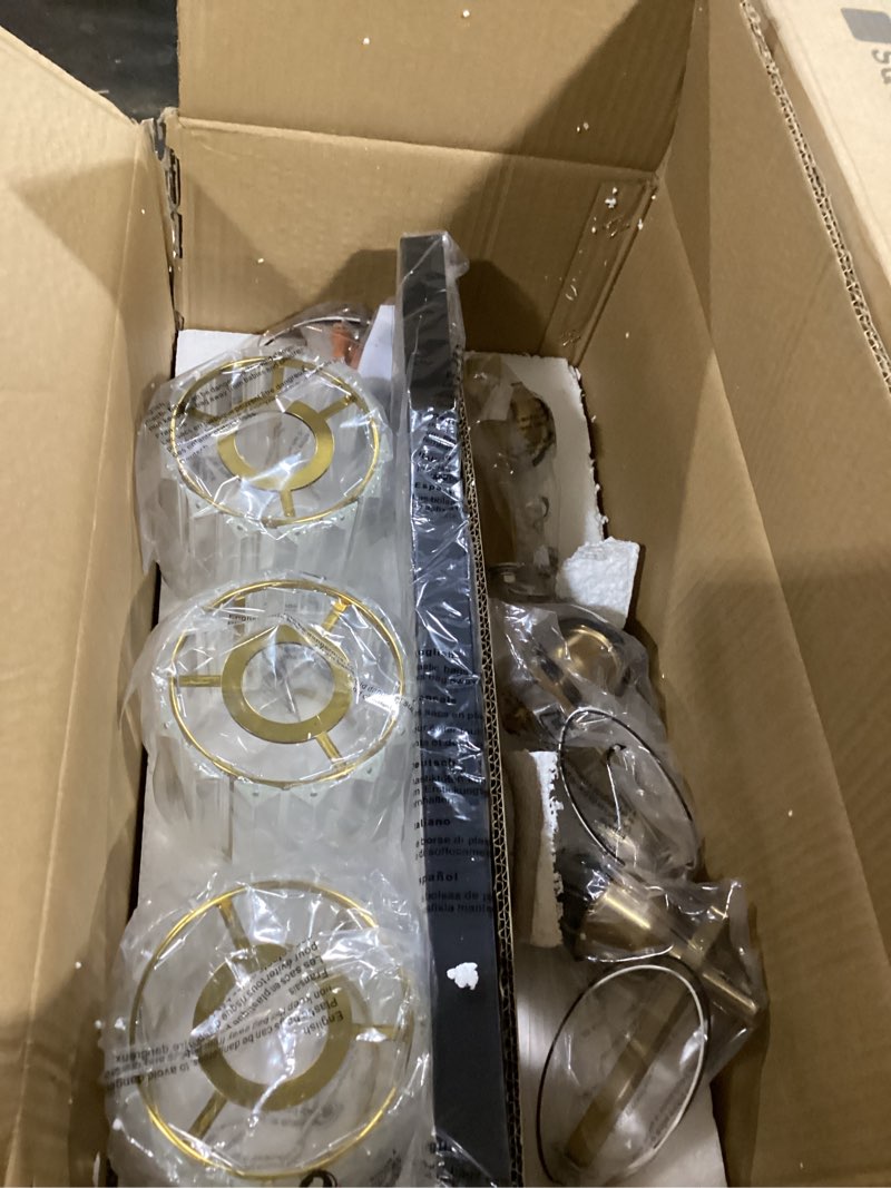 Modern Crystal Bathroom Vanity Lights, 3-Lights Black Gold Bathroom Light Fixtures Over Mirror, Crystal Vanity Light with Polished Gold Finish(Exclude Bulb) Black Gold-Round Shade 3-Light