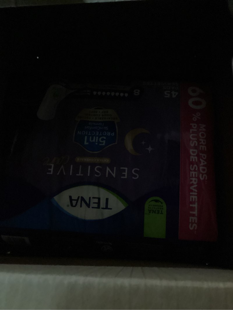 Condition photo showing New/Like New for TENA Intimates Overnight Pad, 45 Count