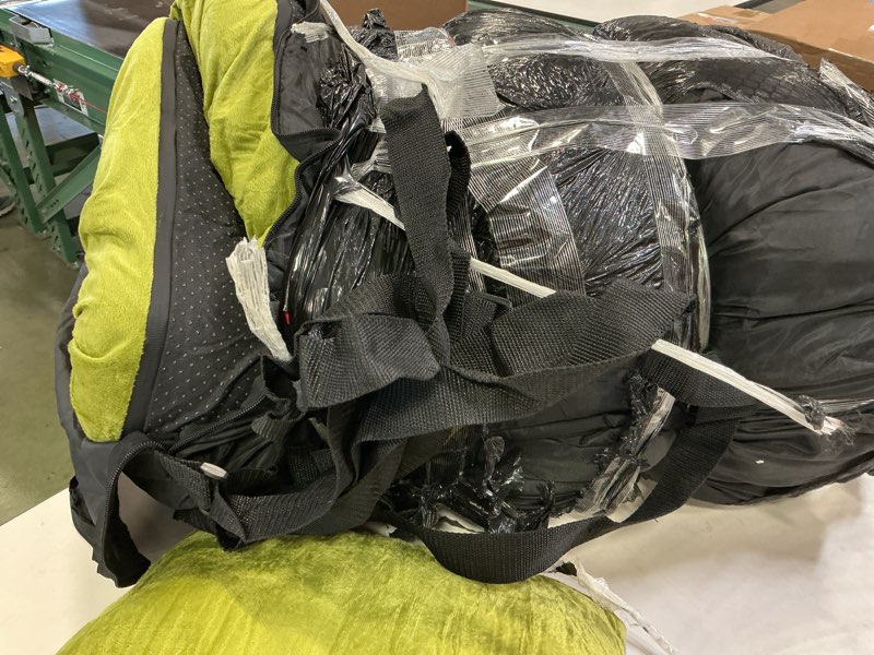 Condition photo showing As Is for 3 Inch GAIALOOP Thick Memory Foam Camping Mattress Sleeping Pad [Car/Tent/Cot] Glamping Portable Floor Mat Roll Up Futon Mattress for Guests Sleepover