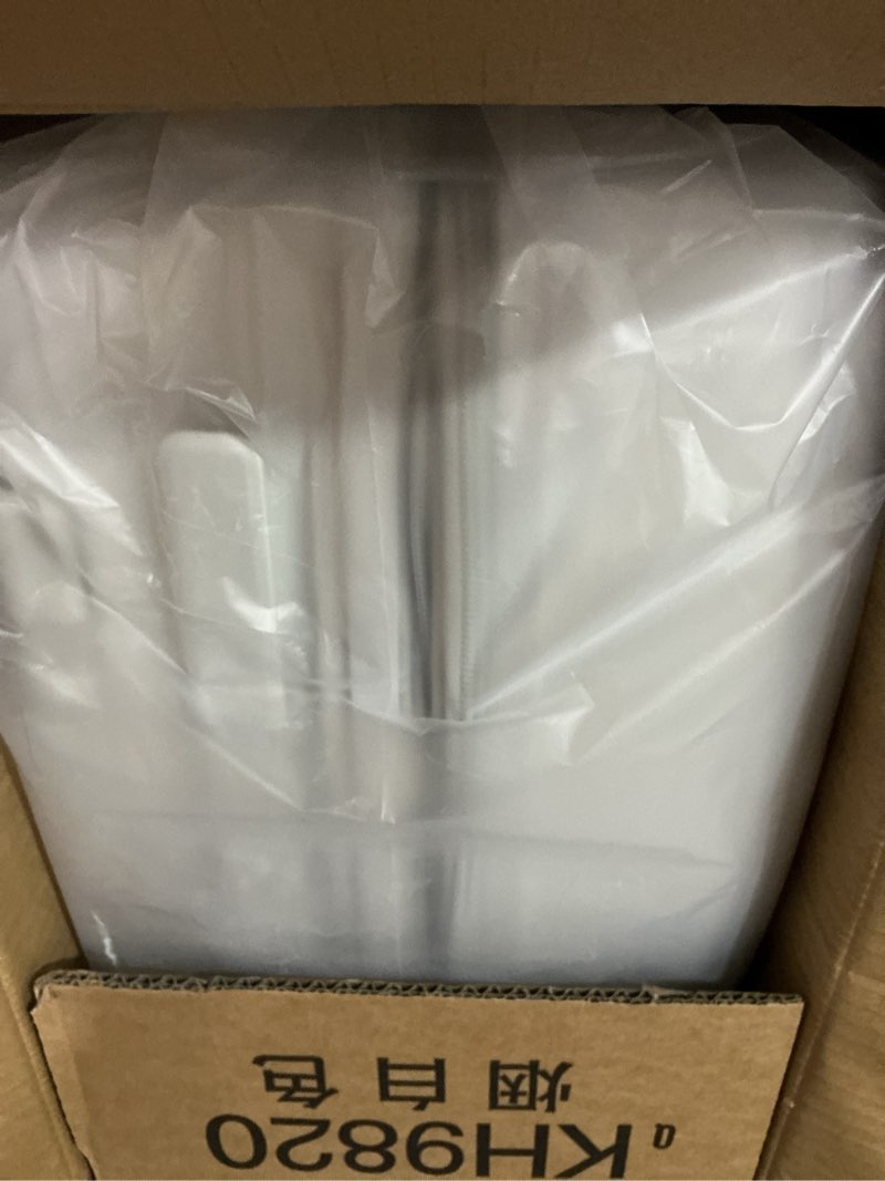 Condition photo showing Good Condition for hanke expandable carry on luggage 22x14x9 airline approved, 20 inch hard shell suitcases with wheels, lightweight travel luggage carry on suitcase for woman & men with tsa lock(smoke white) expandable 20 inch smoke white