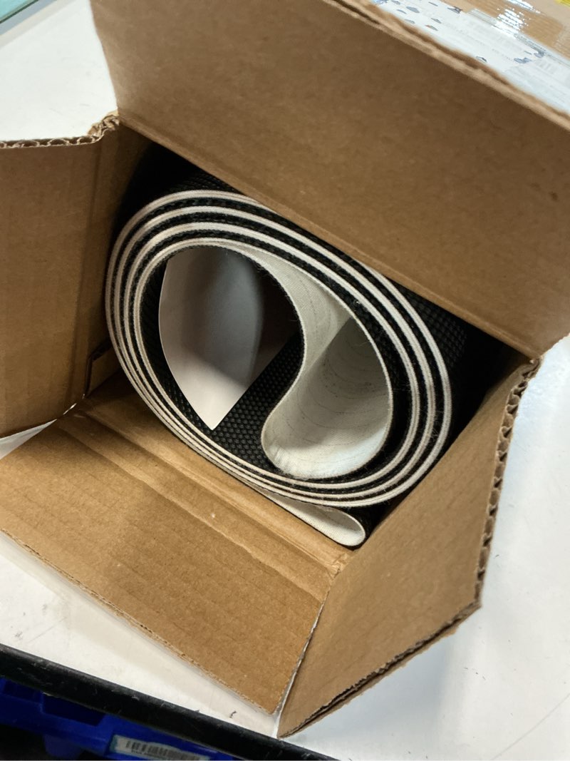 Condition photo showing As Is for treadmill (running belt) walking belt compatible with proform 505 cst,part number 262854,model pftl609101,pftl609130,pftl609131,pftl609166 1 505 cst