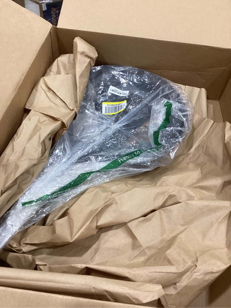 Condition photo showing As Is for Restaurantware-Met Lux 16 Inch Fry Pan, 1 Lightweight Frying Pan - Induction-Ready, Triple-Riveted, Black Carbon Steel Cooking Skillet, Durable, For Searing, Sauteing, And Browning Food Black Carbon Steel / 1 16"