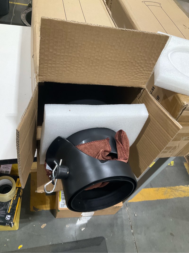 Condition photo showing Good Condition for espresso knock box for coffee puck, 250+ cups commercial coffee grounds disposal recycle trash can clean tool set, barista essential for cafe shop trailer office breakroom home bar accessories 15l floor-standing knock box