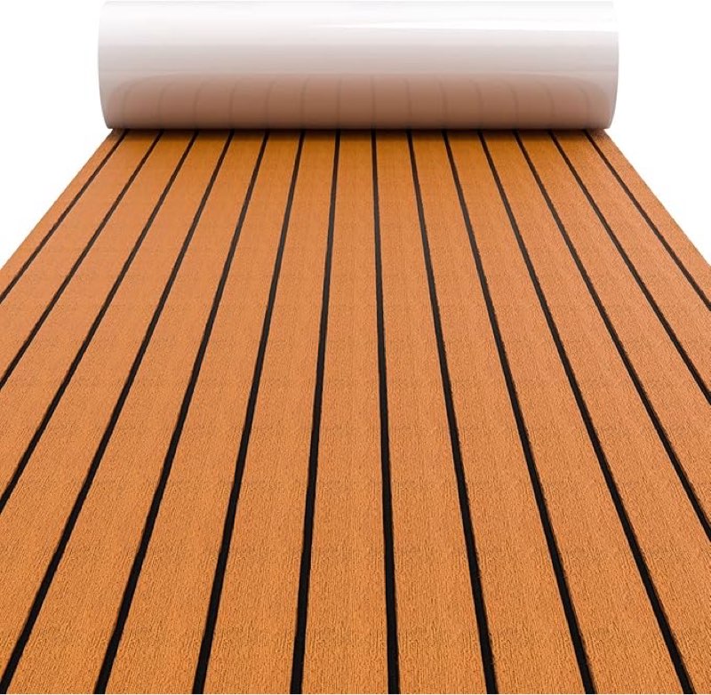 icoop boat flooring teak sea deck boat decking sheet self adhesive marine carpet for boats eva foam 