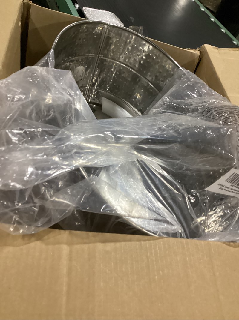 Condition photo showing Good Condition for brekx aspen heavy-duty stainless steel beverage tub - metal ice and drink bucket, large 25-quart beverage tub for parties
