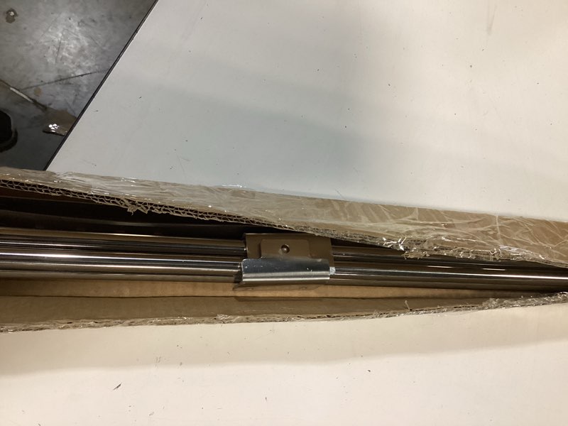 Condition photo showing Good Condition for Extended Roof Bracket Kit, Supports 6 -14 inch Chimney Stove Pipe for Stability, Adjustable Extended Roof Brace for Securing 6"-14" Diameter Stove Pipe Silver, Adjustable Legs Mounting Brackets