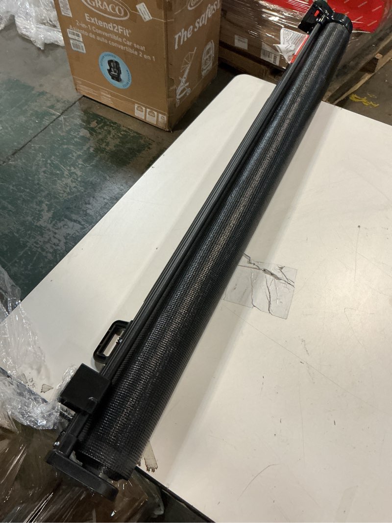 Condition photo showing As Is for Cardinal Gates RETG Retractable Baby Gate - Mesh Retractable Dog Gate - Extends Up to 55 Inches Wide - 36 Inches Tall - Black