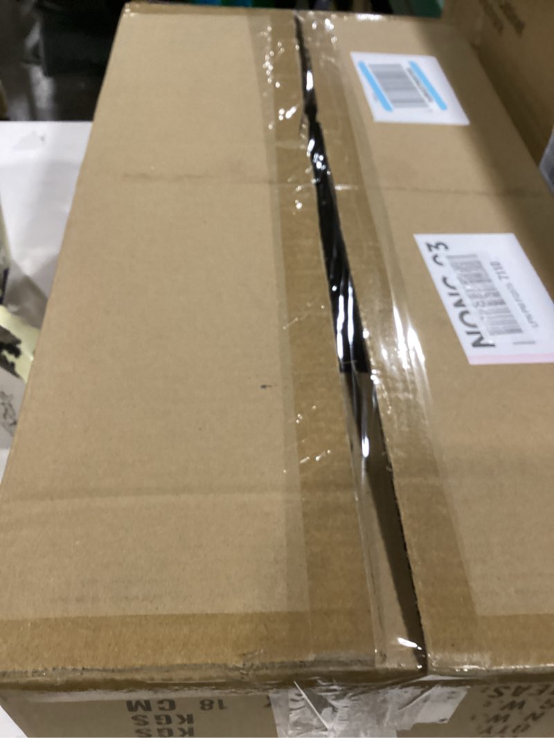 Condition photo showing As Is for Modern Crystal Bathroom Vanity Lights, 3-Lights Black Gold Bathroom Light Fixtures Over Mirror, Crystal Vanity Light with Polished Gold Finish(Exclude Bulb) Black Gold-Round Shade 3-Light