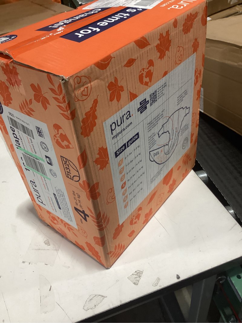 Condition photo showing Good Condition for Pura Sensitive Skin Baby Diapers | Size 4 (18-31 lbs) | Hypoallergenic, Totally Chlorine Free, Fragrance Free, Up to 12-Hour Leak Protection | 6 Packs of 22 (132 Diapers) Size 4 (132 Diapers)