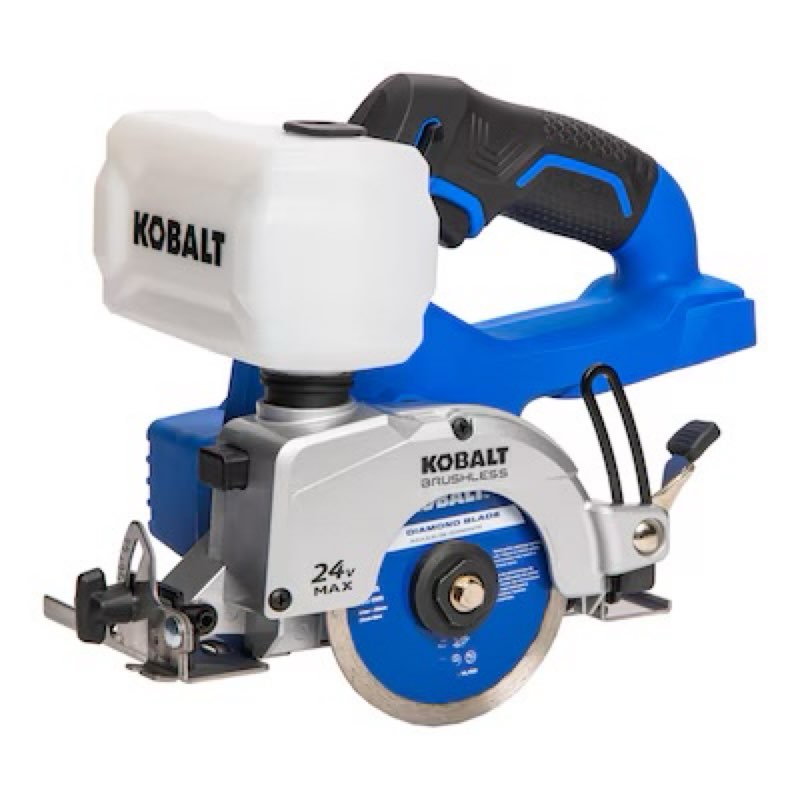 kobalt 24v 4-in -blade cordless handheld tile saw ( battery included )