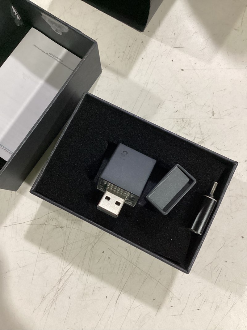 Condition photo showing Good Condition for wireless carplay adapter for iphone 2026 upgrade - plug & play convert wired to wireless compatible with cars 2016+, ios 10+ (usb a/usb-c) grey
