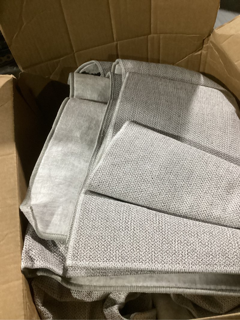 Condition photo showing Good Condition for YIHOUSE Modern Washable 8'x10' Area Rug for Living Room Bedroom - Large Abstract Black and White Rug Non-Slip Ultra-Thin Home Decor,Warping,8x10ft Warping 8' x 10' (Rectangular)