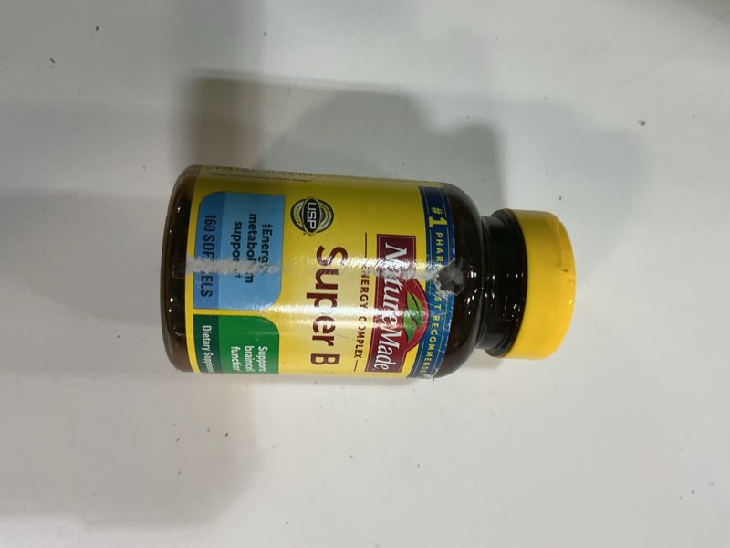 Condition photo showing New/Like New for (EXP 03/2027). Nature Made Super B Complex Vitamins for Women and Men, Dietary Supplement for Energy Metabolism Support, Super Vitamin B Complex, 160 Softgels, 160 Day Supply Unflavored - Super B Complex 160 Count (Pack of 1)