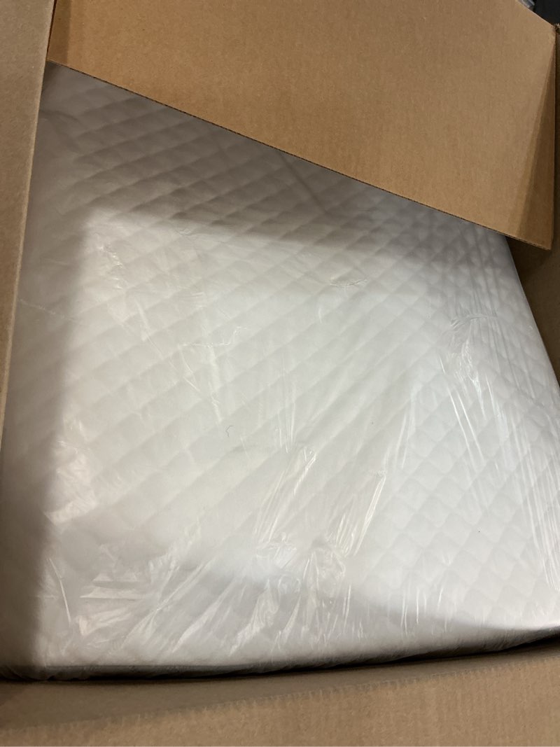 Condition photo showing As Is for premium bed wedge pillow - ergonomic support for sleeping, post-surgery, acid reflux relief, and more - certipur-us certified memory foam - removable cover included, triangle, 24" x 22" x 7.5" bed wedge - 24" x 22" x 7.5" triangle