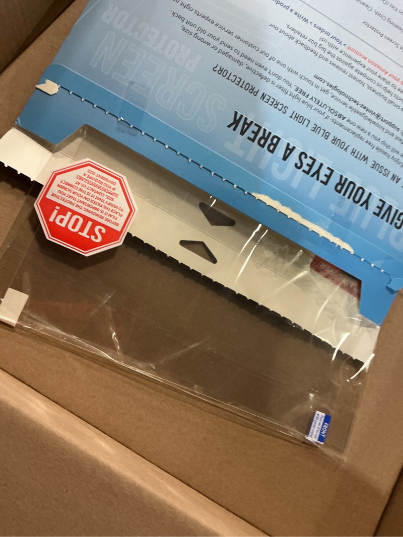 Condition photo showing New/Like New for vintez 21.5 inch blue light blocking screen protector panel for 16:9 widescreen computer monitor and laptop - pc anti-uv eye protection filter film - anti-scratch diagonal frame shield [1 pack] [1 pack] 21.5" diagonal (16:9) blue screen for monitor