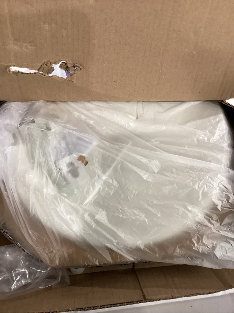 Condition photo showing Good Condition for mayfair cassel slow close toilet seat, easy clean, non slip premium wood seat, easy install, made in usa, round, biscuit seat round