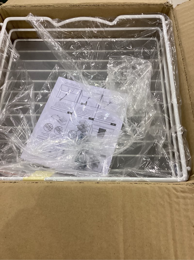 Condition photo showing Good Condition for HOLDN’ STORAGE White Spice Rack Organizer for Cabinet, Heavy Duty, Pull Out Spice Rack, Lifetime Limited Warranty, Spice Organization 10.5" W x 10.4" D x 8.8" H - Spice Racks for Inside Cabinets.