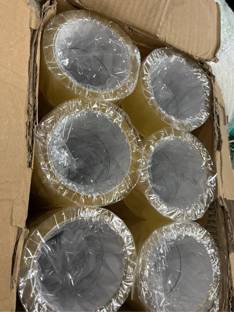 Condition photo showing New/Like New for brown packing tape – heavy duty brown shipping tape for box packaging & moving – 2.2mil thick, 2-inc