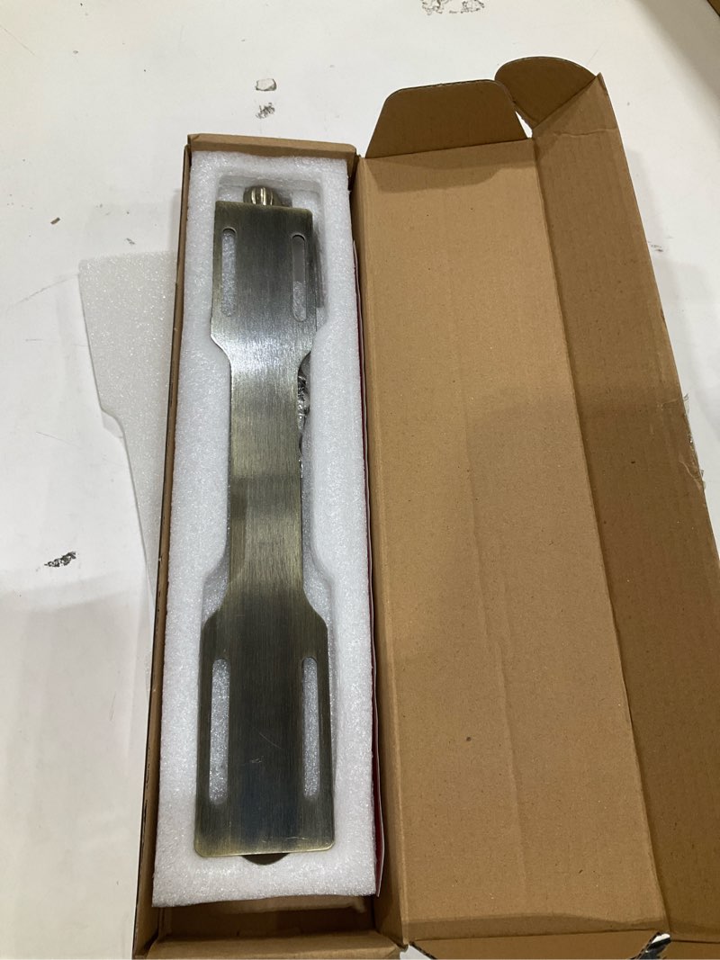 Condition photo showing Good Condition for 12" valet rod for closet pull out (1 pack, antique brass) 1 pack antique brass
