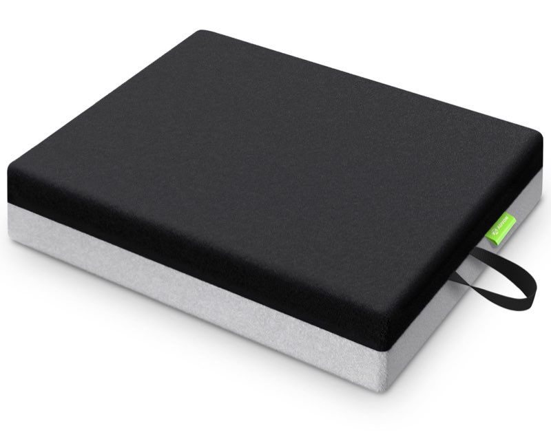 auvon ventilation seat cushion with innovation heat dissipation design, anti-bedsore wheelchair cushion with supportive memory foam, waterproof & anti-slip cover, improve lower back & tailbone comfort