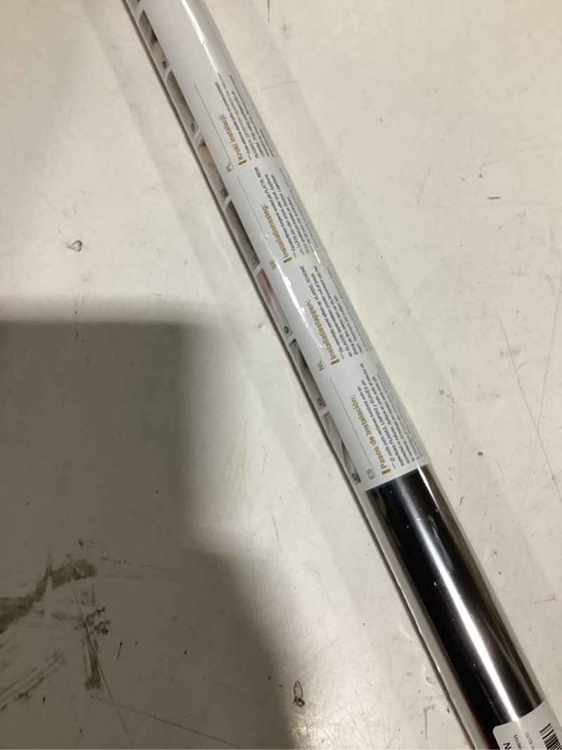 Condition photo showing Good Condition for lute one way window privacy film, window tint for home, sun blocking uv heat blocker, see out not in reflective mirror film, removable static cling glass door coverings, silver, 23.6" x 78.7" 23.6" x 78.7" silver silver