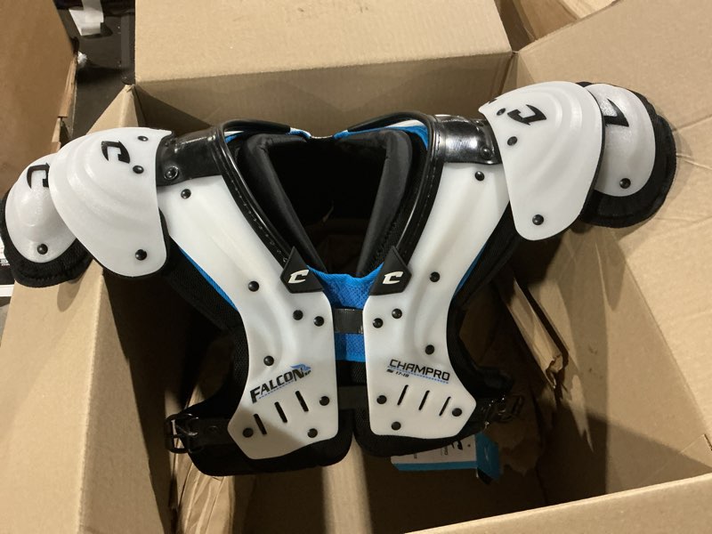 Condition photo showing Good Condition for champro falcon skill shoulder pad white small