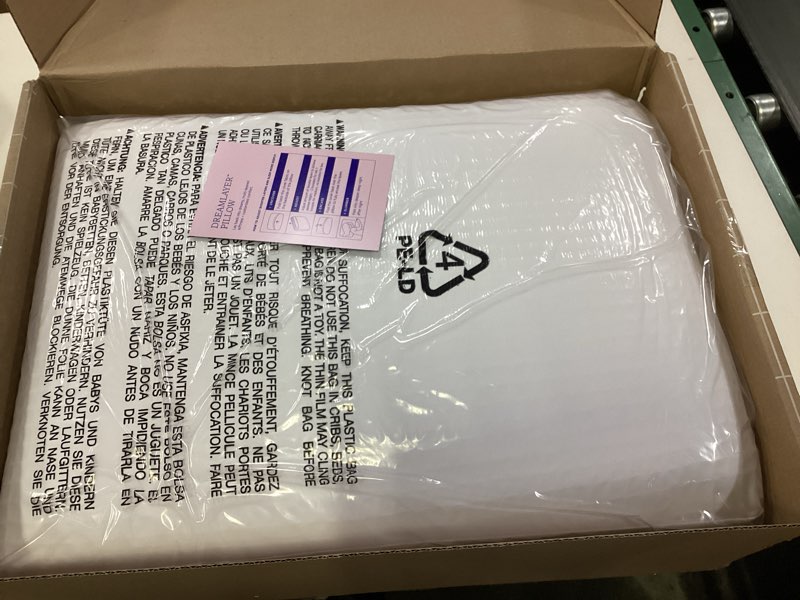 Condition photo showing New/Like New for Purple DreamLayer Pillow - Standard Size, Multi-Layered GelFlex Grid & MicroAir Foam for Support & Pressure Relief - Customizable Height with Removable Foam Booster Layers