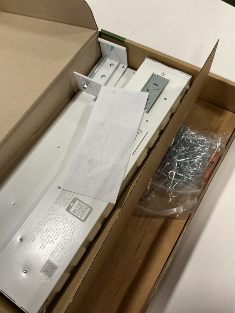 Condition photo showing As Is for Lithonia Lighting I-Beam LED High Bay Light, Ceiling Lighting Fixture, Adjustable 12000/16000 Lumens, Selectable 4000K/5000K, Dimmable LED Work Light, MVOLT 120-277V (IBE ALO21 MVOLT SWW9 80CRI DWH)