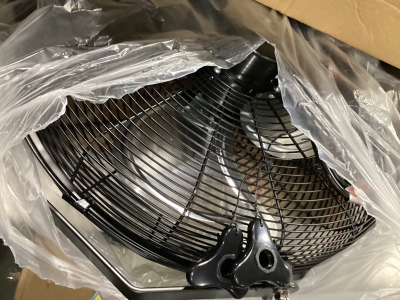 Condition photo showing Good Condition for Tornado - 18 Inch High Velocity Industrial Wall Fan with TEAO Enclosure Motor - 4000 CFM - 3 Speed - 6.5 FT Cord - Industrial, Commercial, Residential Use - UL Safety Listed 18 Inch 1