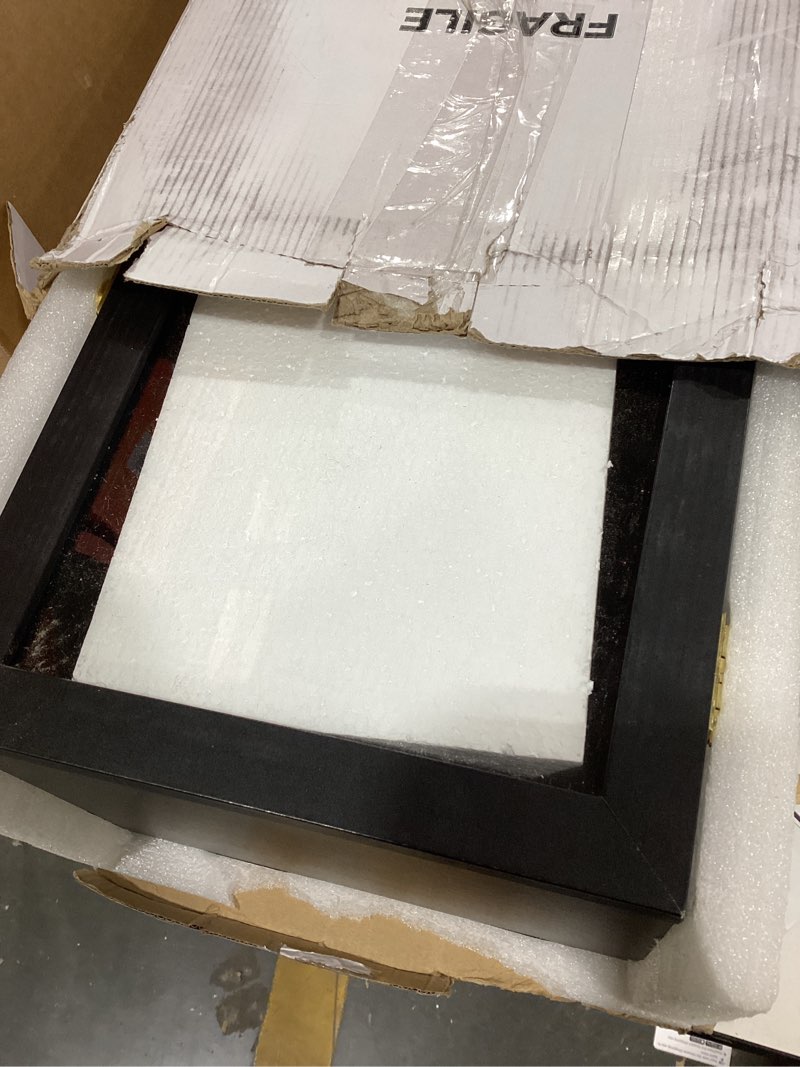 Condition photo showing As Is for Boxing Glove Display Case Wall Mount Lockable Full Size pro UV Protected Clear Acrylic Holder Box for Baseball Boxing Signed Glove (Black - Single Glove)