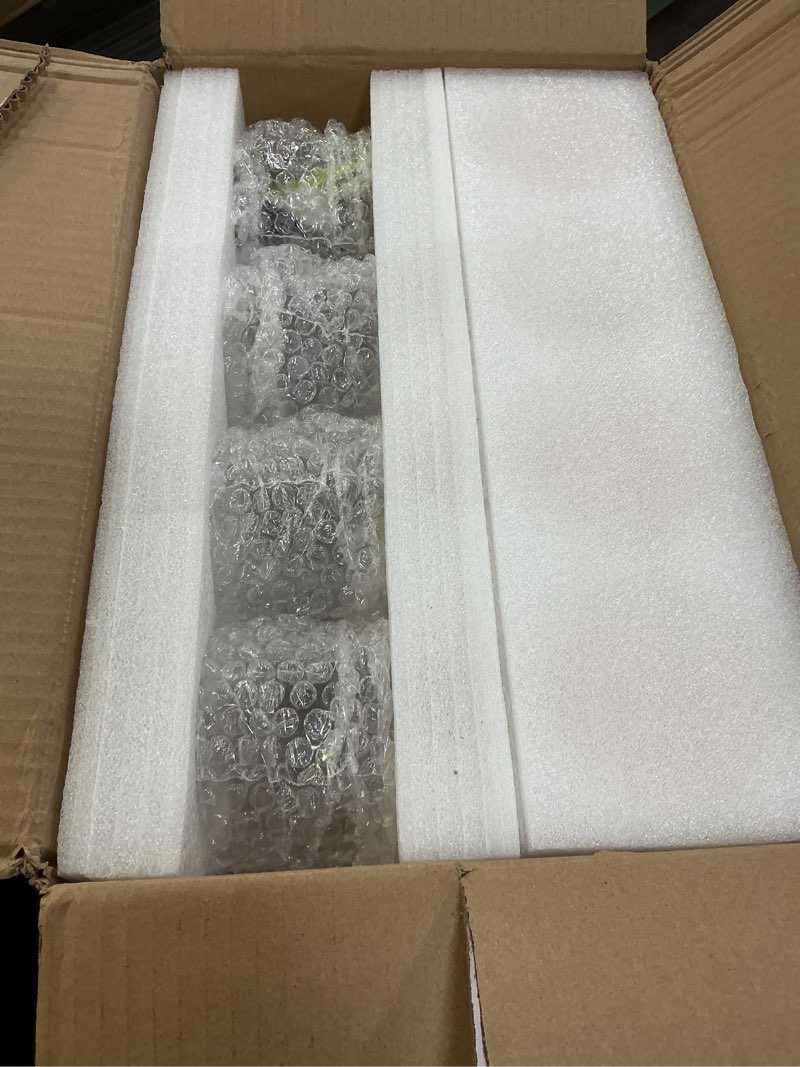 Condition photo showing New/Like New for Glass Jars with Bamboo Lids Set of 12,Glass Storage Containers with Airtight Lids Storage Jars Food Storage Containers for Pasta,Flour,Cereal,Sugar,Cookie