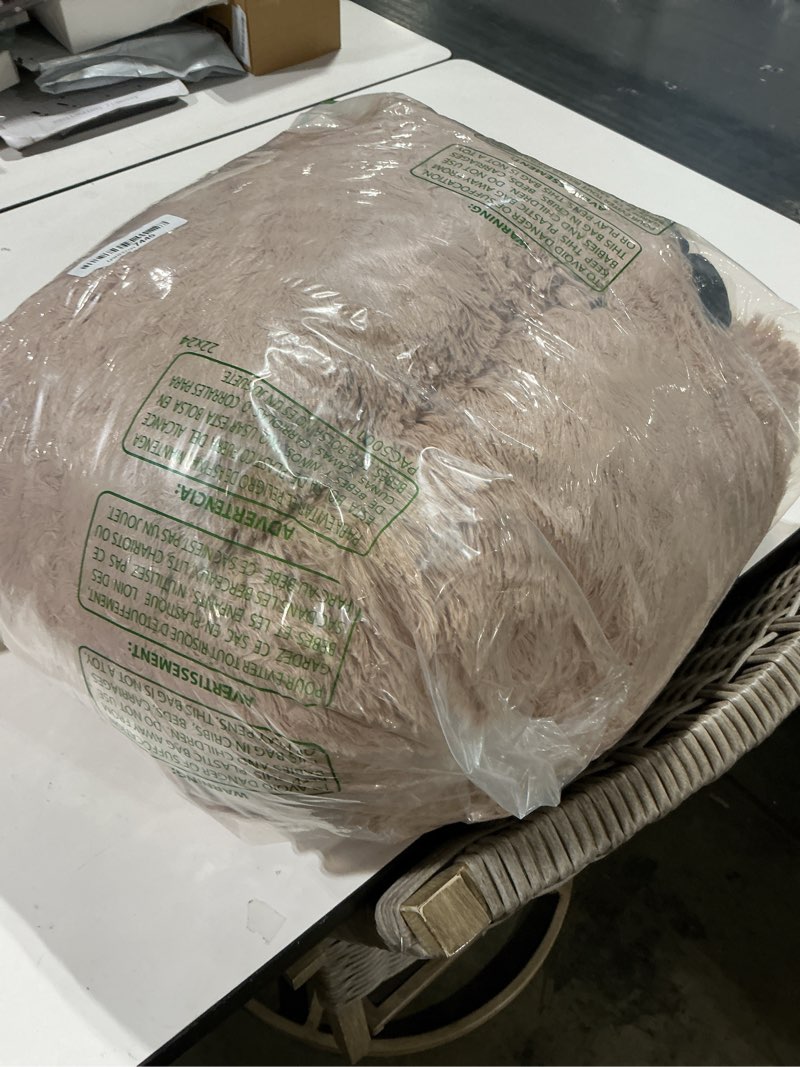 Condition photo showing Good Condition for joejoy large dog bed crate pad, deluxe plush washable dog beds fulffy soft kennel pad anti-slip pet sleeping mat for extra large medium small dogs, 40" x 27", beige 40.0"l x 27.0"w x 4.0"th beige