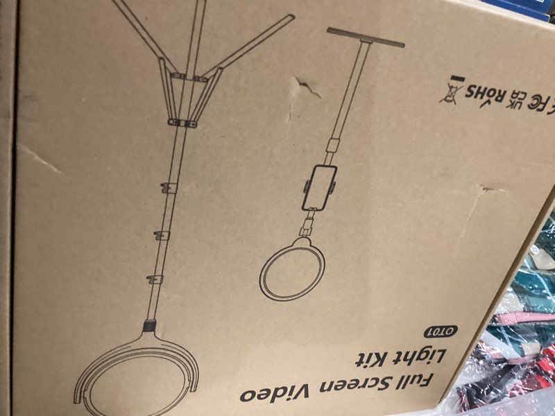 Condition photo showing Good Condition for Ring Light for Online Teaching Video 2700-6500K Home Office Studio Light - Desktop & Phone Tripod Stand - High CRI 2-Point Lighting for Video Recording/Photography/Flexible Work