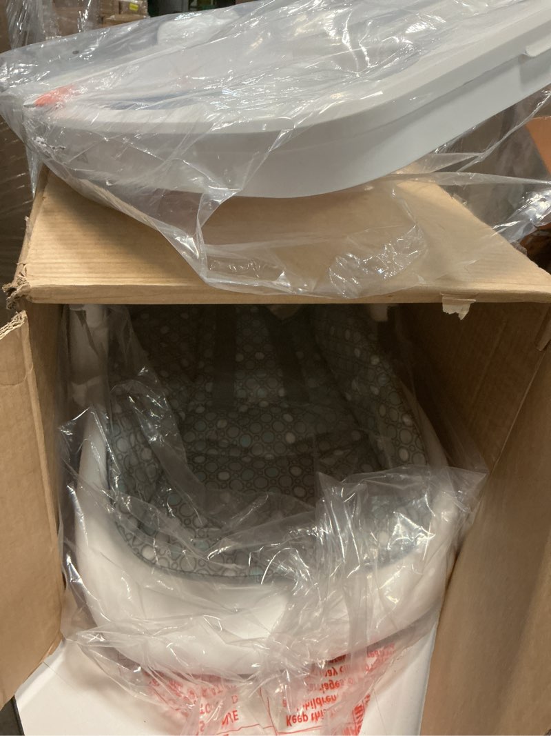 Condition photo showing New/Like New for baby trend adapt spacesaving booster high chair, pebblestone aqua spacesaving booster high chair pebblestone aqua