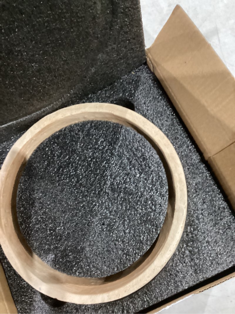 Condition photo showing New/Like New for MIYUKI Rustic Vase for Home Decor, Decorative Pottery Terracotta Vase for Living Room, Table, Shelf, Handcraft Vintage Ceramic Vase 6.7in H x 8.2in W (White)