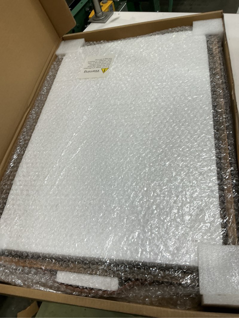 Condition photo showing Good Condition for large ottoman wooden trays, wood serving tray with handles, large ottoman tray, wooden serving trays for coffee tables, living rooms and kitchens, 24 x 16 inch 24" x 16" x 1.6"