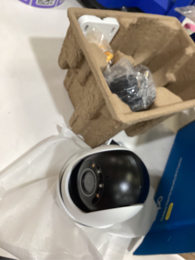 Condition photo showing Good Condition for tapo 2k outdoor wired pan/tilt security wi-fi camera, 360° view, motion tracking, works w/alexa & google home, color night vision, free ai detection, cloud & sd card storage(up to 512gb), tapo c510w