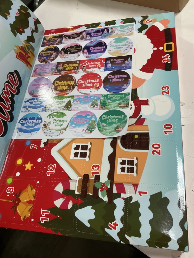 Condition photo showing New/Like New for Christmas 12 Pack Butter Slime Kit, Stocking Stuffers for Kids 8-12, Kids Toys Cute Stuff, for Girls and Boy for Set Party Birthday Gift 4 5 6 7 8 9 10 Slime Advent Calendar 2025