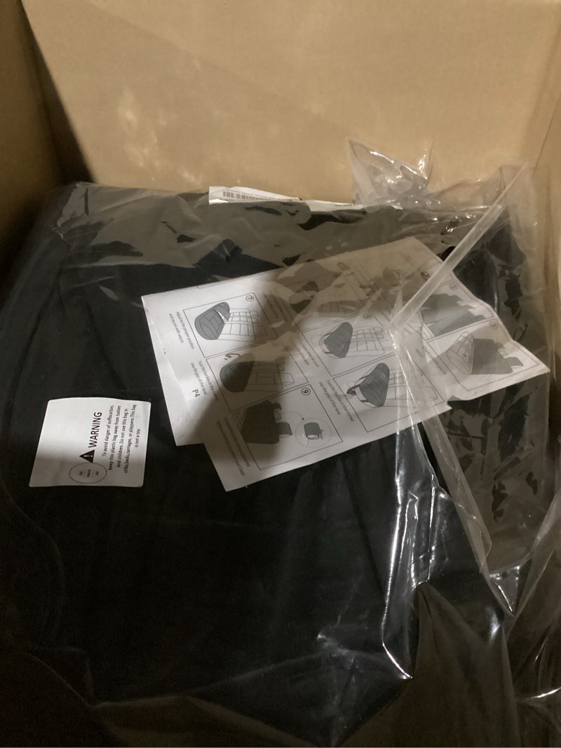 Condition photo showing As Is for Crosstrek Seat Covers Custom Fit for Subaru Crosstrek 2016-2026 - Full Set Premium Leather, Waterproof, All-Weather, Airbag Compatible, Anti-Slip, Breathable, Car Seat Protectors (Black) Black-02 Full Set