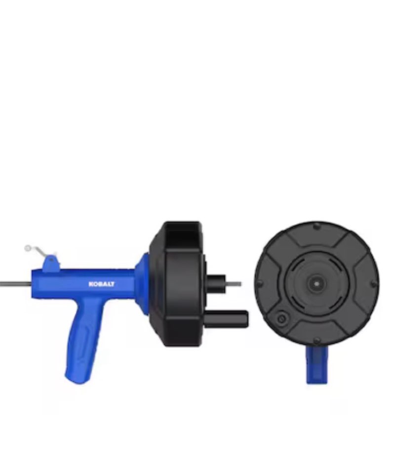 kobalt 1/4-in x 25-ft high carbon wire hand auger for sink