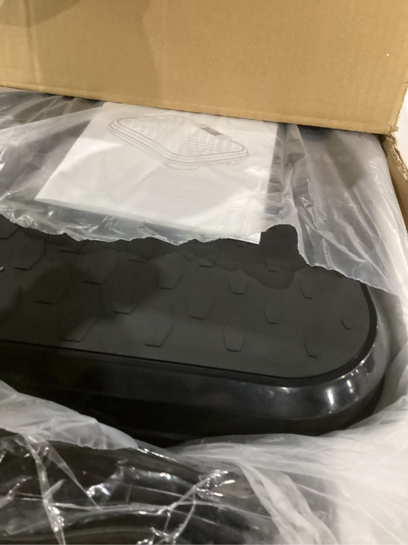 Condition photo showing Good Condition for vibration plate exercise machine,vibration plate for lymphatic drainage power vibration plate machine support 450 lbs 250 adjustable speeds,vibrating plate shake plate weight loss black