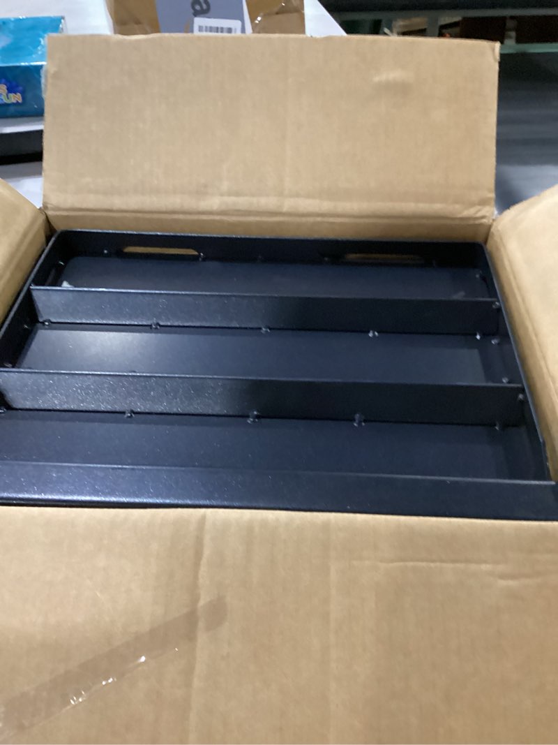 Condition photo showing Good Condition for utheer 17" x 13" nonstick coating cooking griddle for gas grill, universal griddle flat top plate insert with grease groove and removable handles for charcoal/gas grills, camping, tailgating, parties cast iron 17" x 2.6" x 13"