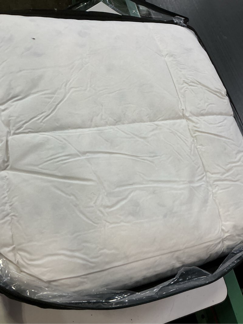 Condition photo showing New/Like New for hotel suite feather down comforter, natural fluffy duvet insert, luxurious hotel collection quilts, all season bedding comforter, 100% cotton cover?full/queen size, 88 x 88 inch, white?