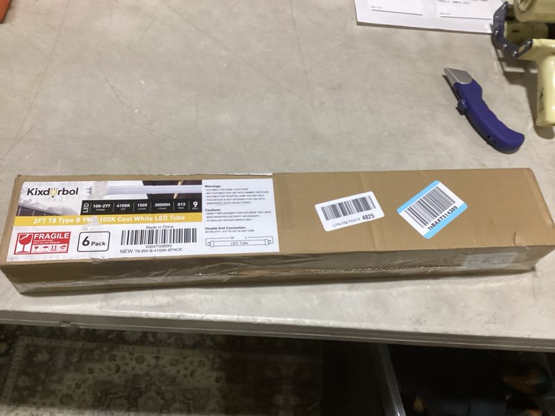 Condition photo showing Good Condition for Kixdorbol Type B F17T8/CW LED Replacement Bulbs, 24 Inch, 9 Watt, 4100K Cool White, T8 2FT LED Repla