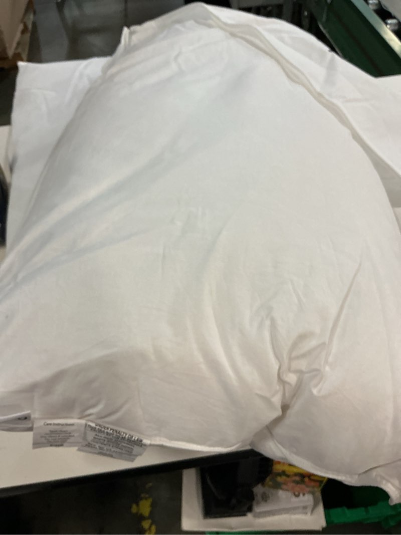Condition photo showing Good Condition for luxe goose down pillow, king, soft/medium