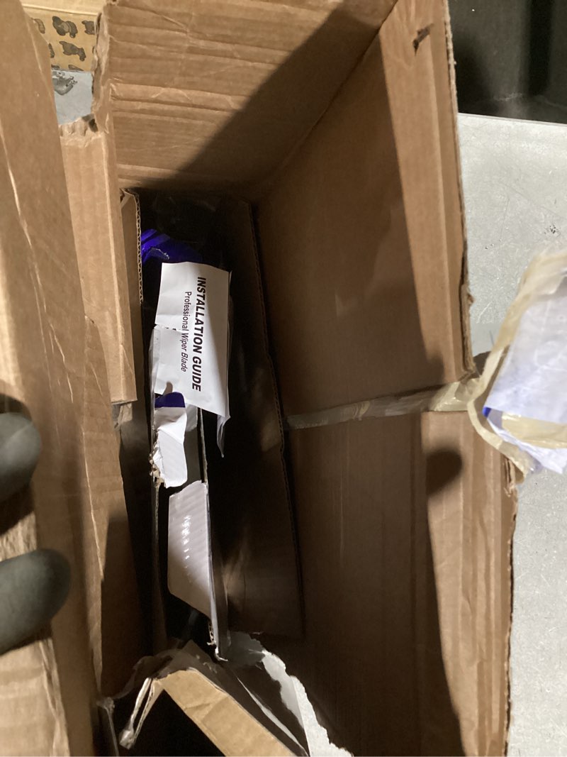 Condition photo showing As Is for OEM QUALITY 26" + 22" Premium All-Seasons Stable And Quiet Windshield Wiper Blades(Set of 2) Black wiper blades 26"+22"(Pair For Front Windshield)