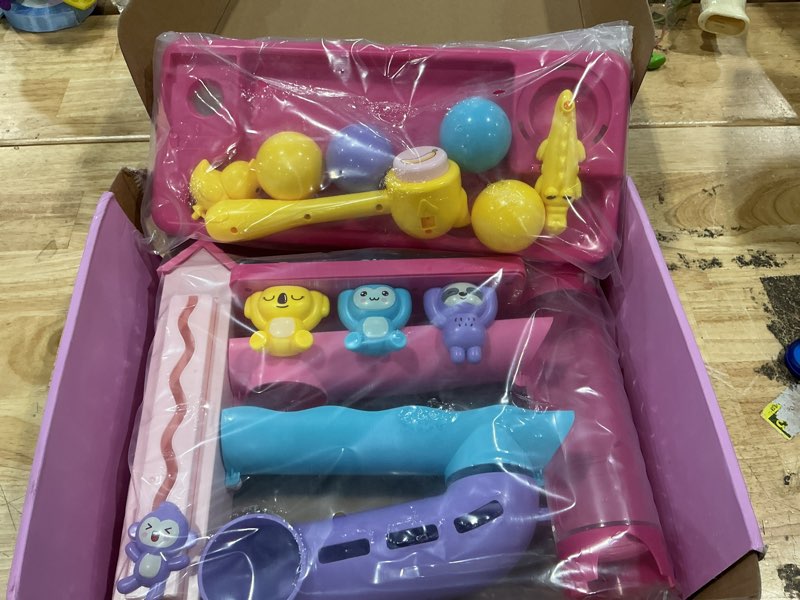 Condition photo showing New/Like New for toddler musical toys for 1+ years old girls,fine motor skills developmental baby toy 12-18-24+ months,bilingual toddler learning ball drop toy,infant birthday gifts toys for 1 2 year old girl(pink)